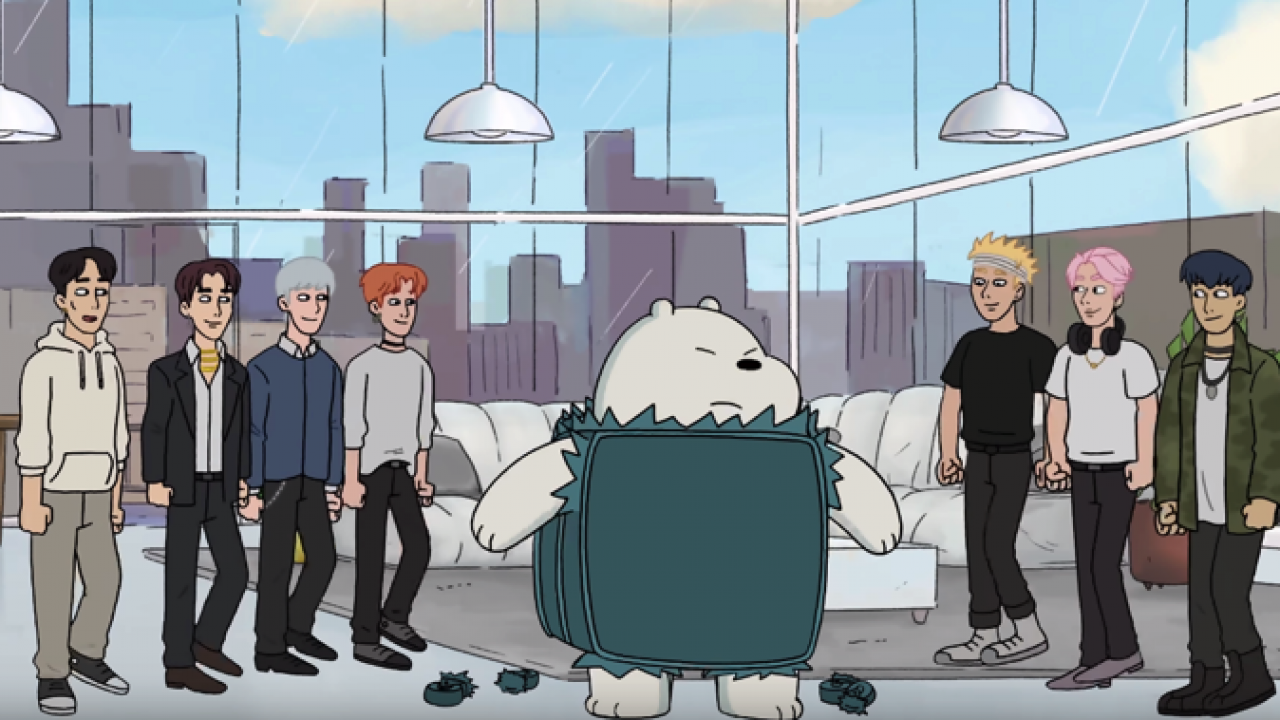 How We Bare Bears Teamed-up With Monsta X