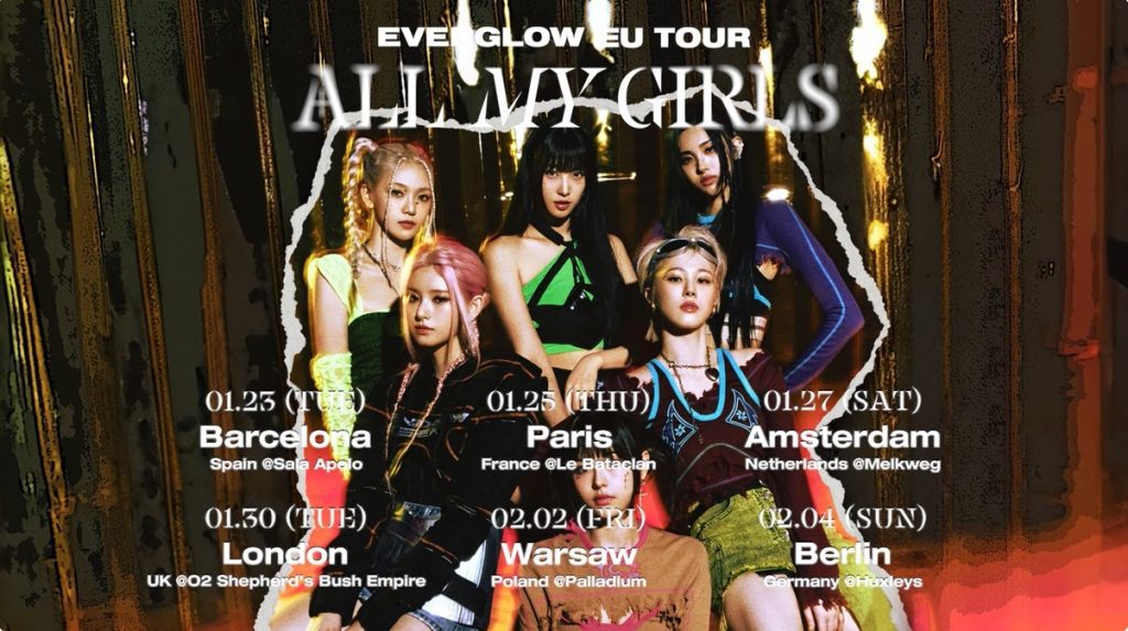 EVERGLOW Announces U.S. Tour Dates And Cities For “ALL MY GIRLS