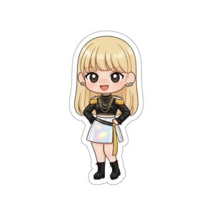 Charming Kawaii Die-Cut Stickers for Laptops, Water Bottles, Journals, and More | Cute Character Design, Gift for Fans